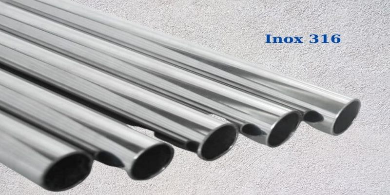 Inox 316 có thành phần chủ yếu là Crom, Niken và có thêm Molybdenum